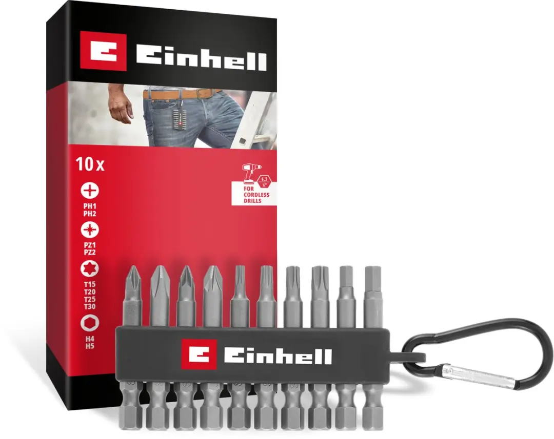 Einhell 10-delige Bitset 50mm