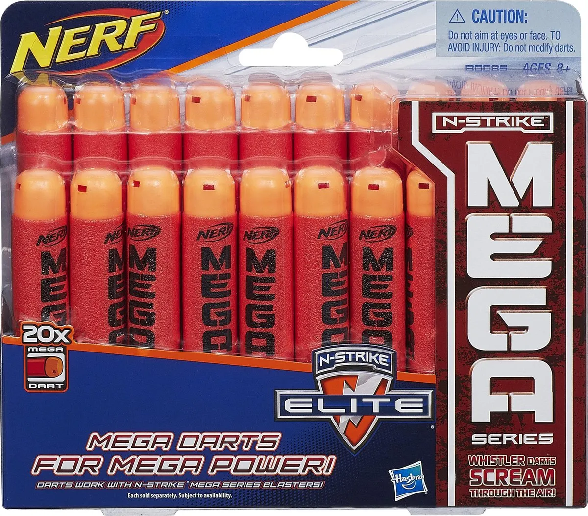 Nerf Mega Refills B0085EU4 - 20 Stuks - Rood - afbeelding 6 van 6