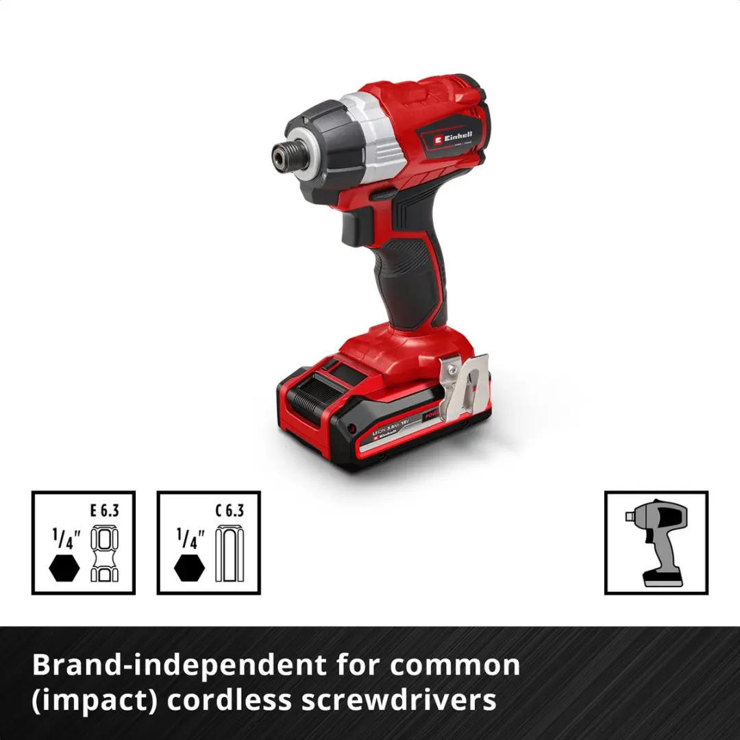 Einhell M-CASE 39-delige Slagbit- en Doppenverzameling - 25mm/50mm
