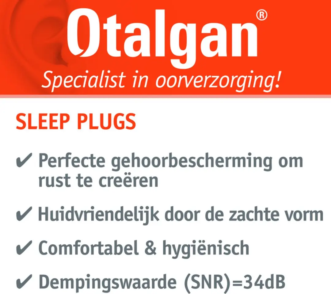 Otalgan Sleep Plugs - 20 Stuks (2x10)