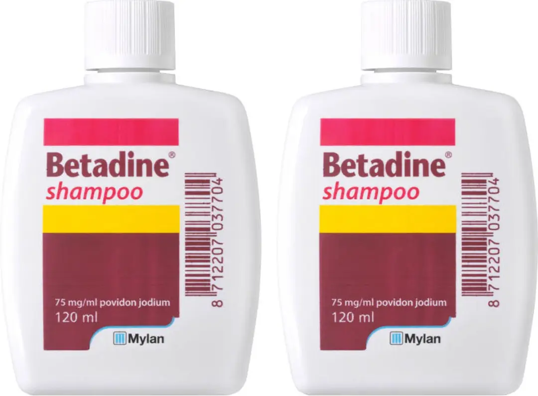 Betadine Shampoo Povidonjodium 75mg/ml - 120ml - 2 Stuks