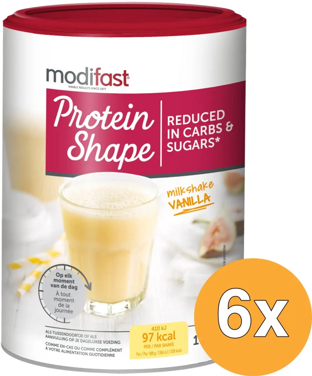 Modifast Protein Shape Milkshake Vanille - 24 Stuks
