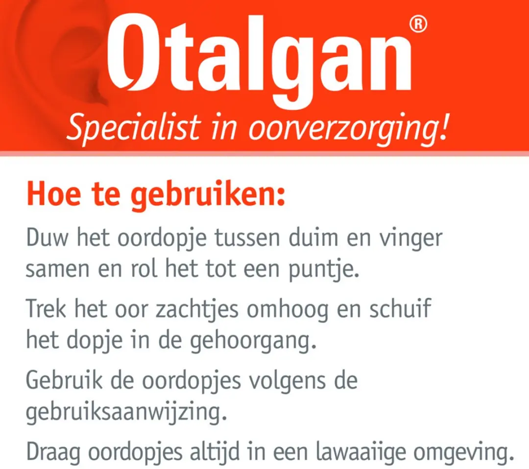 Otalgan Sleep Plugs - 30 Paar (3x10) - Oranje