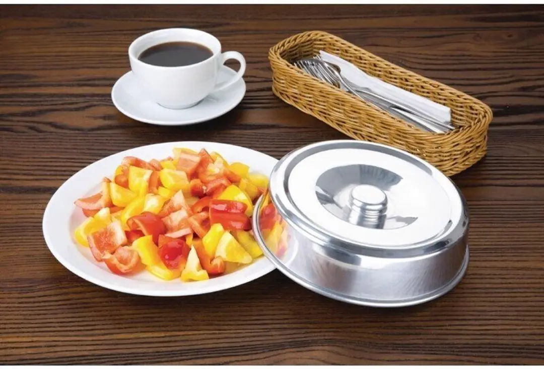 Vogue Aluminiuim Bordendeksel 20cm E893 - Zilver - afbeelding 6 van 6