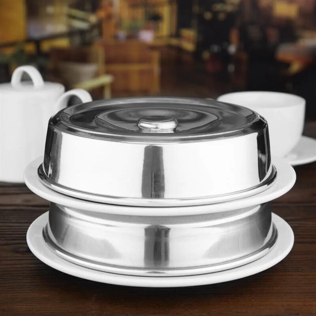 Vogue Aluminiuim Bordendeksel 20cm E893 - Zilver