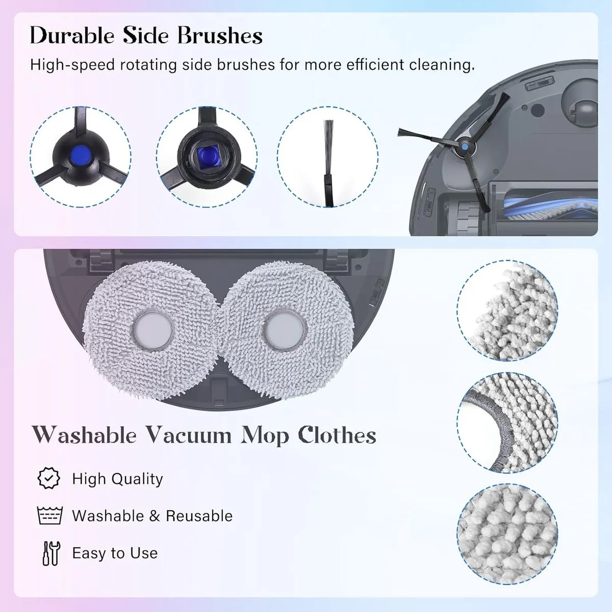 Ecovacs Deebot T50 Pro Omni Accessoires Set - 19 Stuks