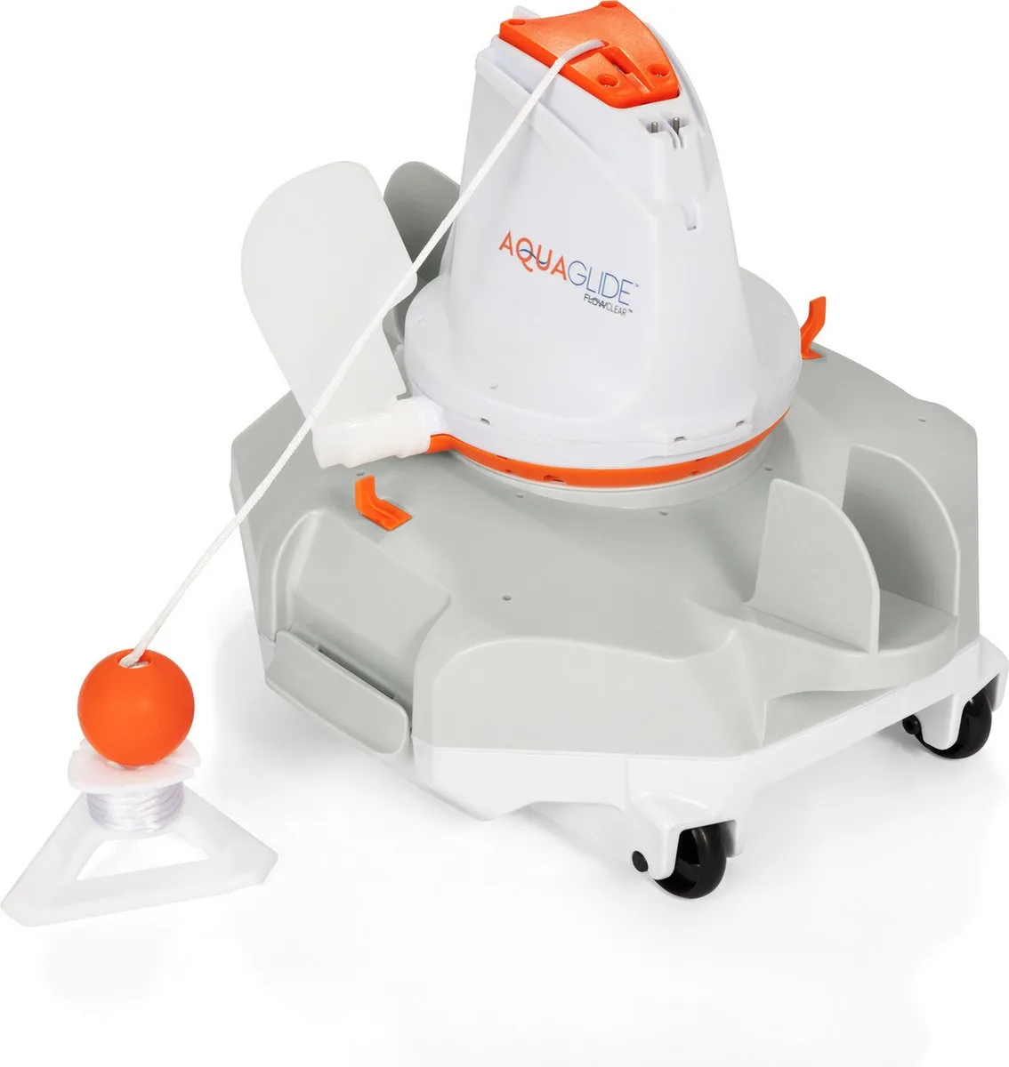 Bestway Flowclear AquaGlide 7025040060 Zwembadstofzuiger - Grijs/Wit