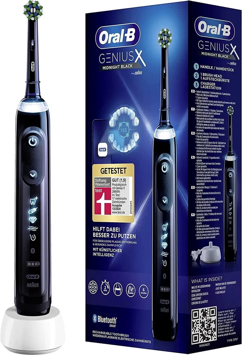 Oral-B Genius X Special Editie Elektrische Tandenborstel - Zwart