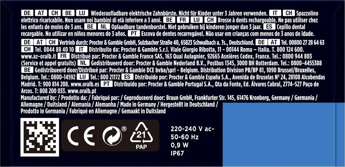 Oral-B Genius X Special Editie Elektrische Tandenborstel - Zwart - afbeelding 6 van 6