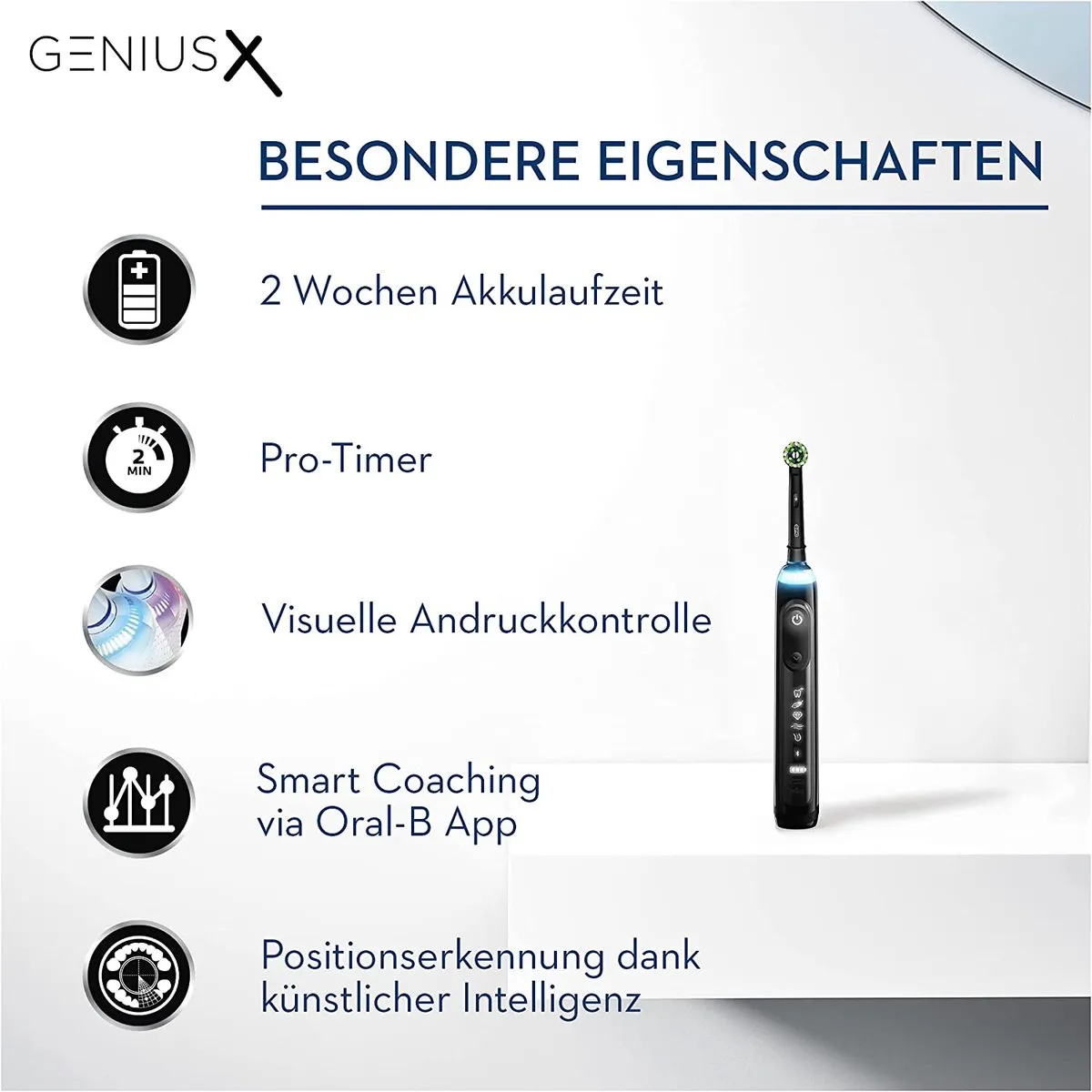 Oral-B Genius X Special Editie Elektrische Tandenborstel - Zwart