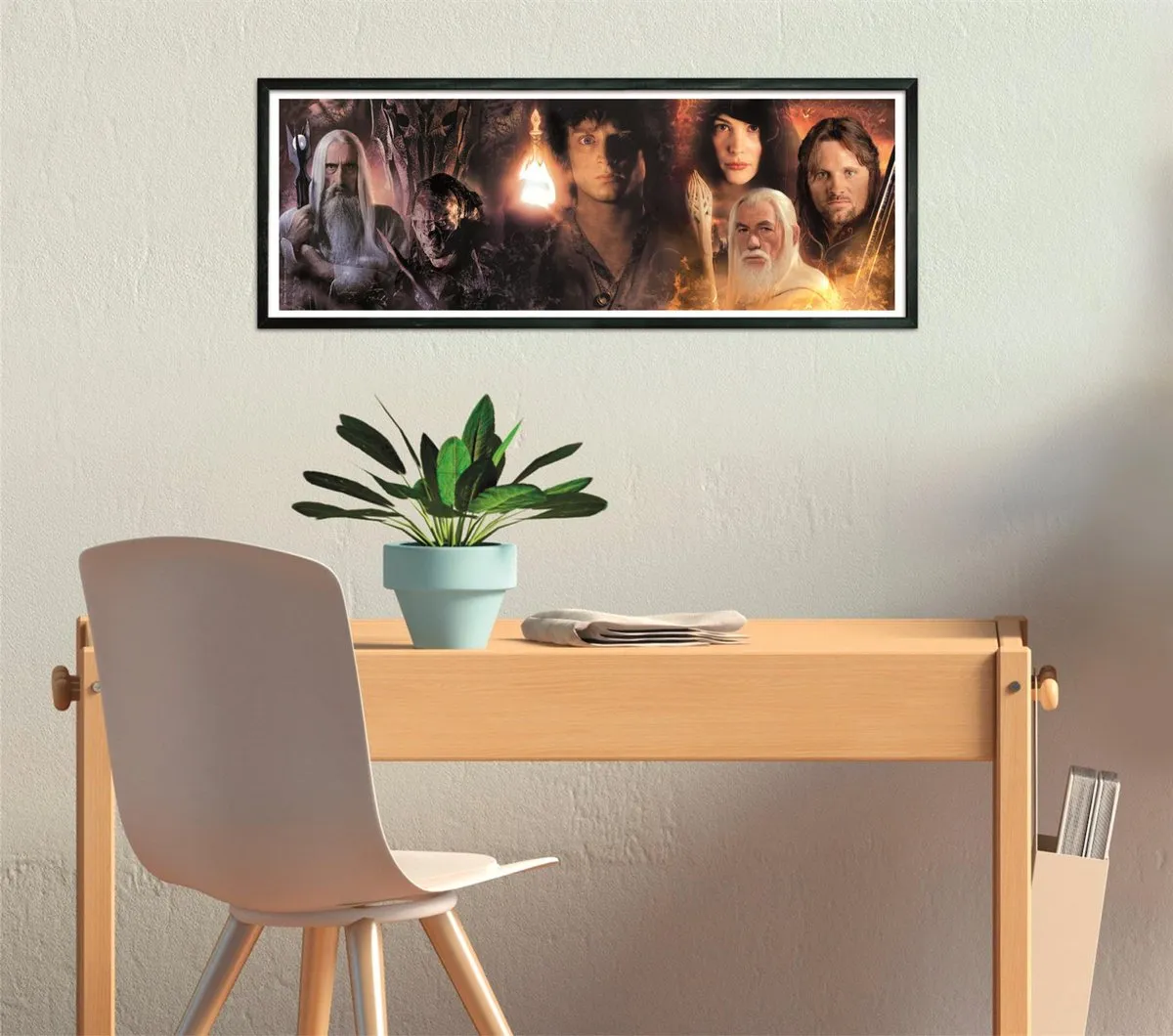 Clementoni The Lord of the Rings Panorama Puzzel 1000 Stuks - Multikleur