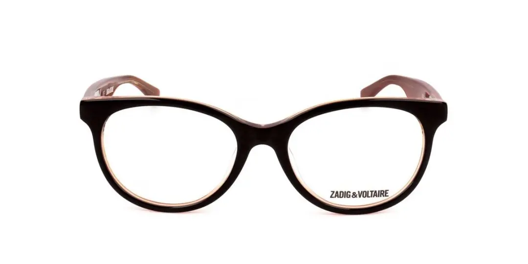 Zadig & Voltaire VZJ016 Brilmontuur - Shiny black top/orange