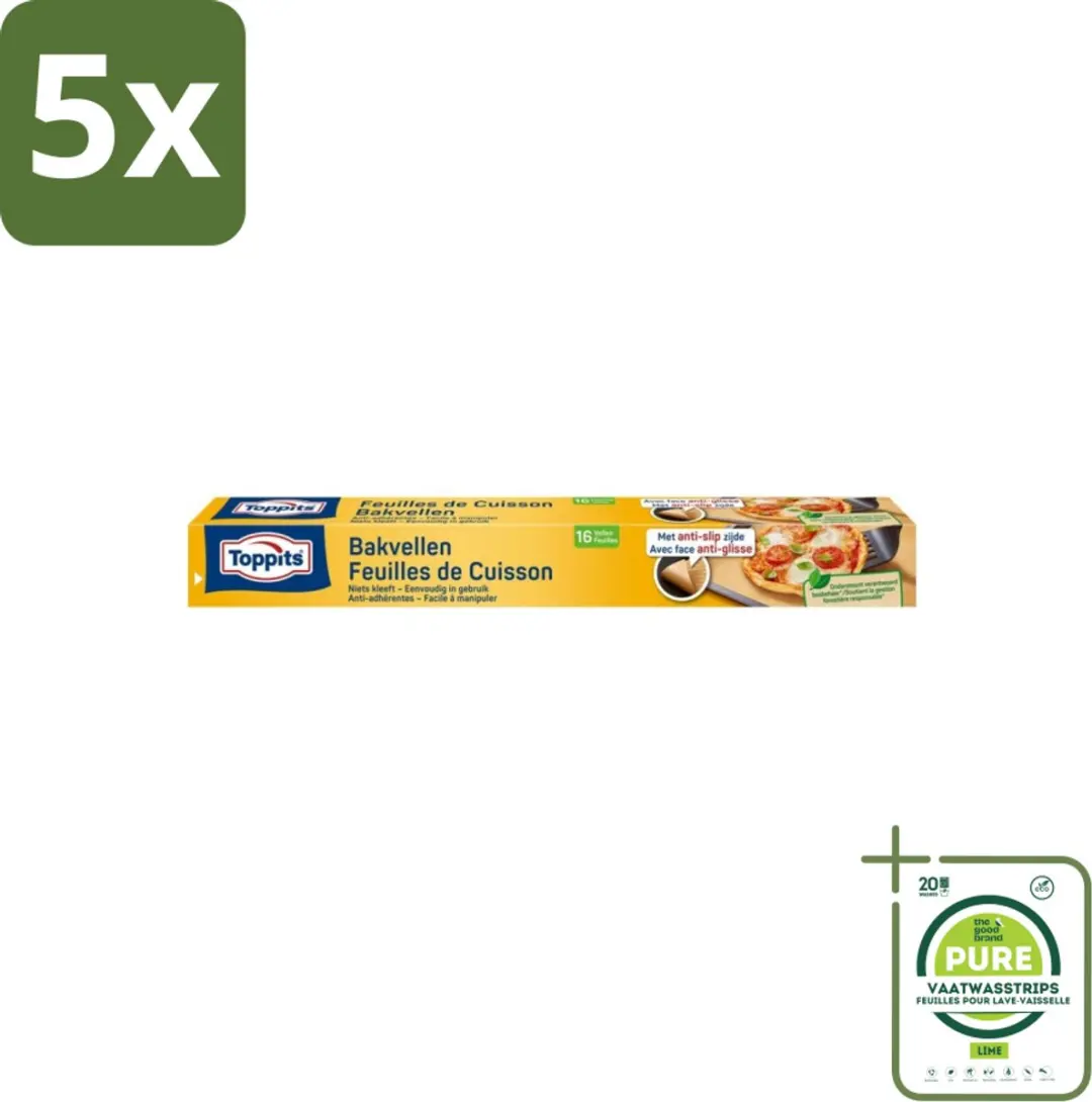 Toppits Bakpapier 3D Grootverpakking 80 Vellen