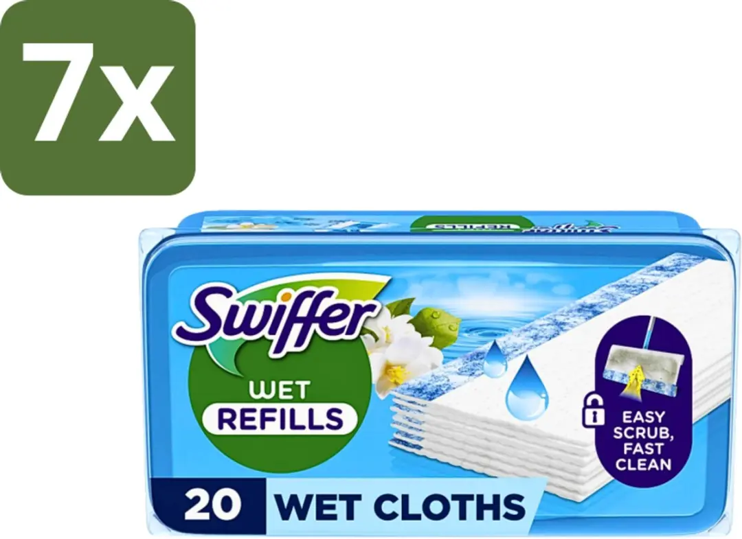 Swiffer Wet Vloerdoekjes Citrus Navulling PG722695