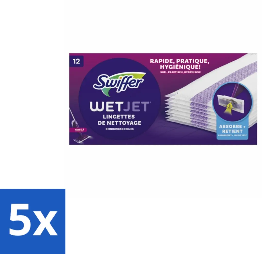 Swiffer WetJet Navullingen 12 Stuks