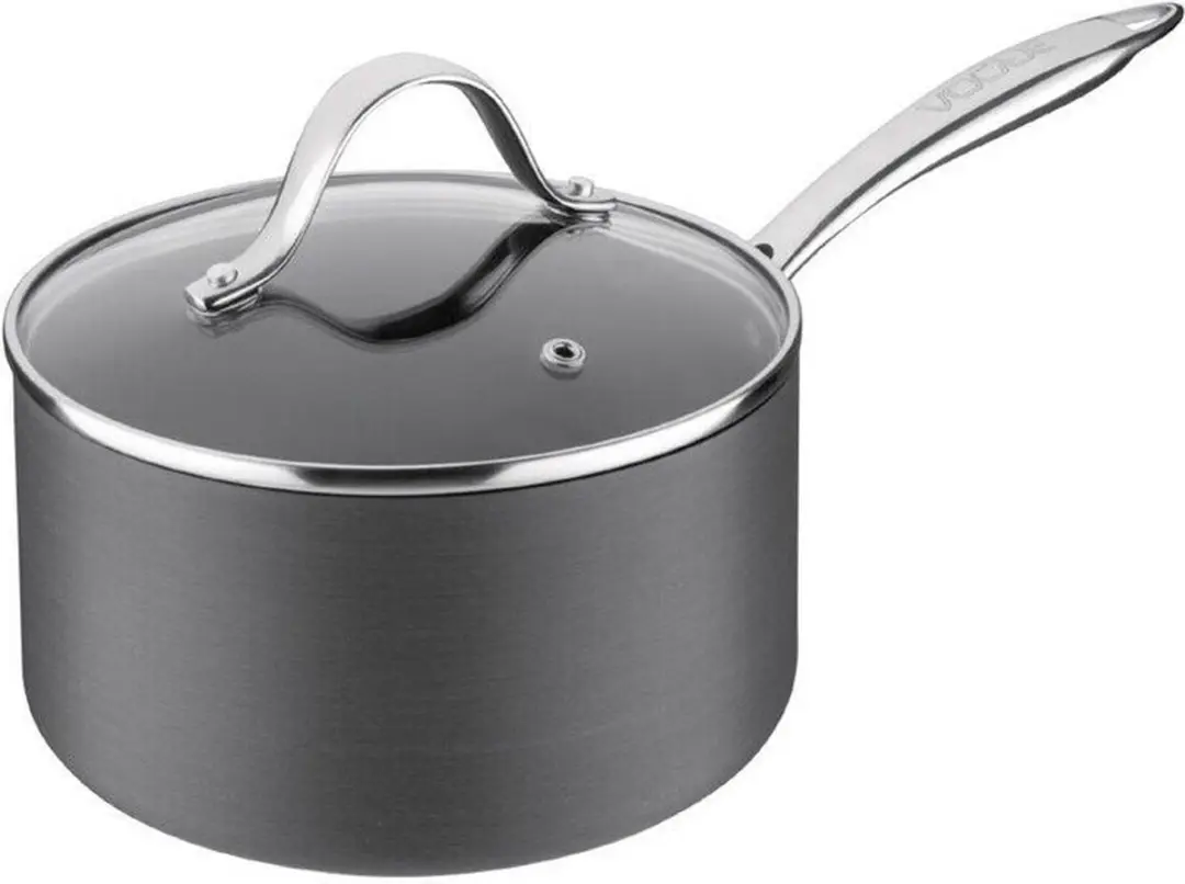 Vogue Glazen Deksel CS544 18cm - Zilver/Transparant