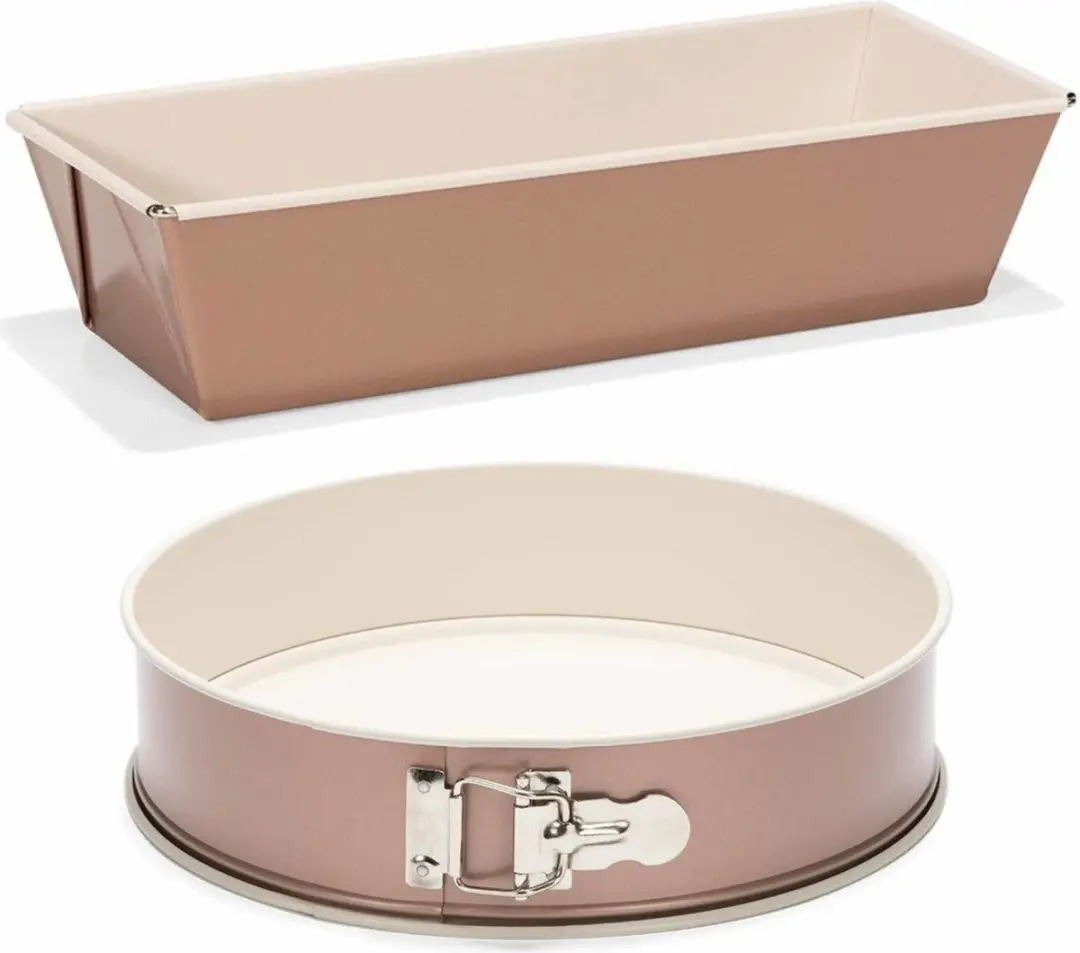 Patisse Rose Gouden Cake- en Taartvormen Set 22cm & 25cm