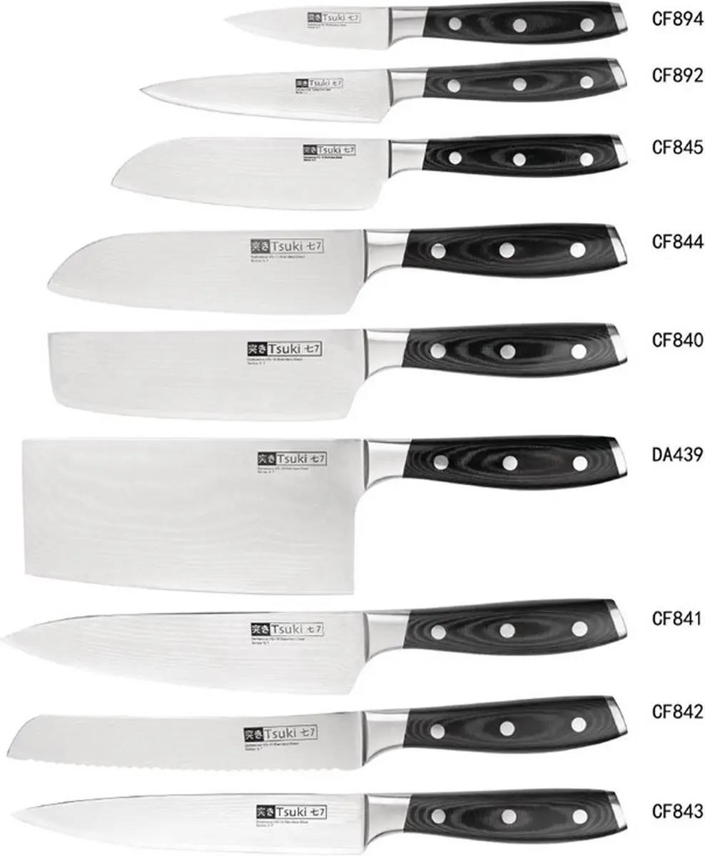 Vogue Tsuki Japans Hakmes 16cm - Zwart