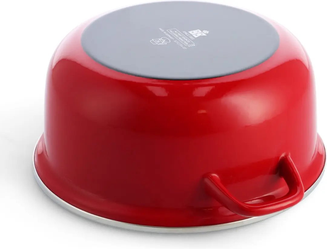 BK Magma Braadpan 26cm - 5.2L - Rood - afbeelding 6 van 6