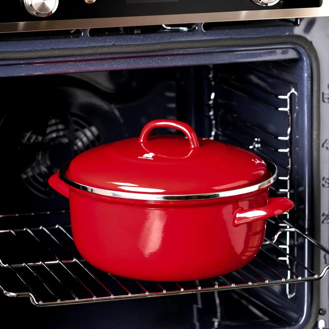 BK Magma Braadpan 26cm - 5.2L - Rood