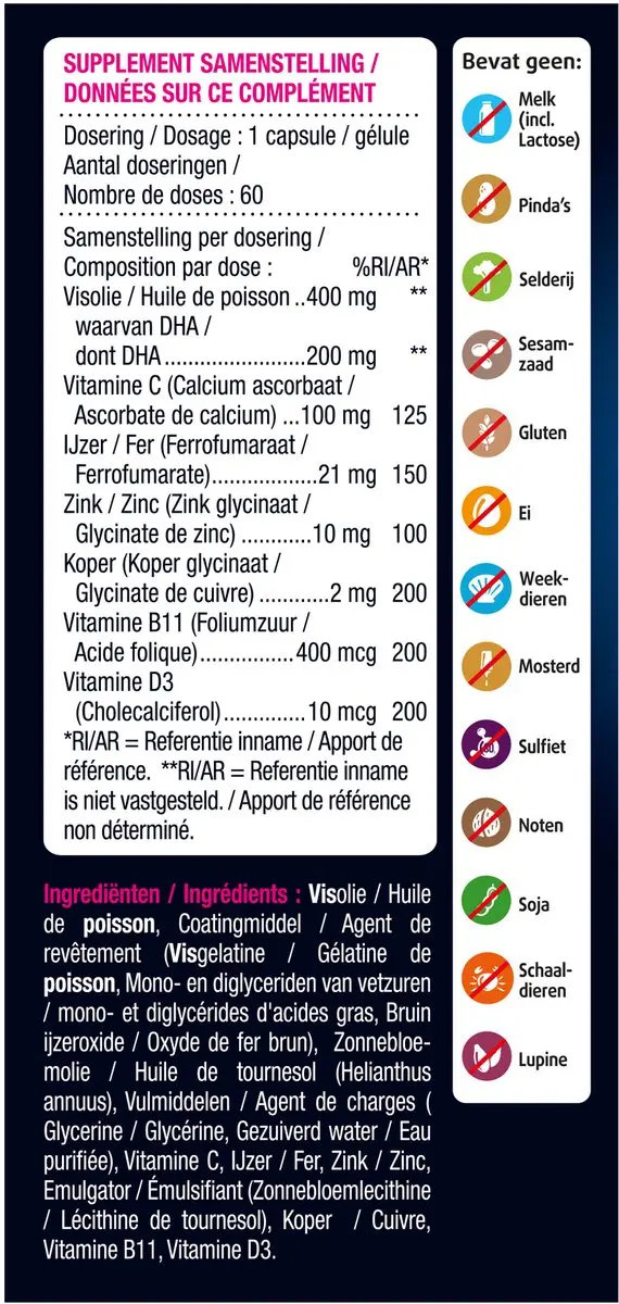 Lucovitaal Vruchtbaarheid Support Vrouw 60 Capsules
