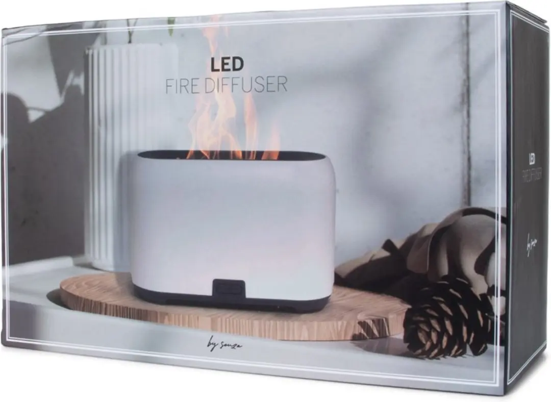 SENZA Aroma Diffuser LED Vlam - Wit - afbeelding 4 van 6