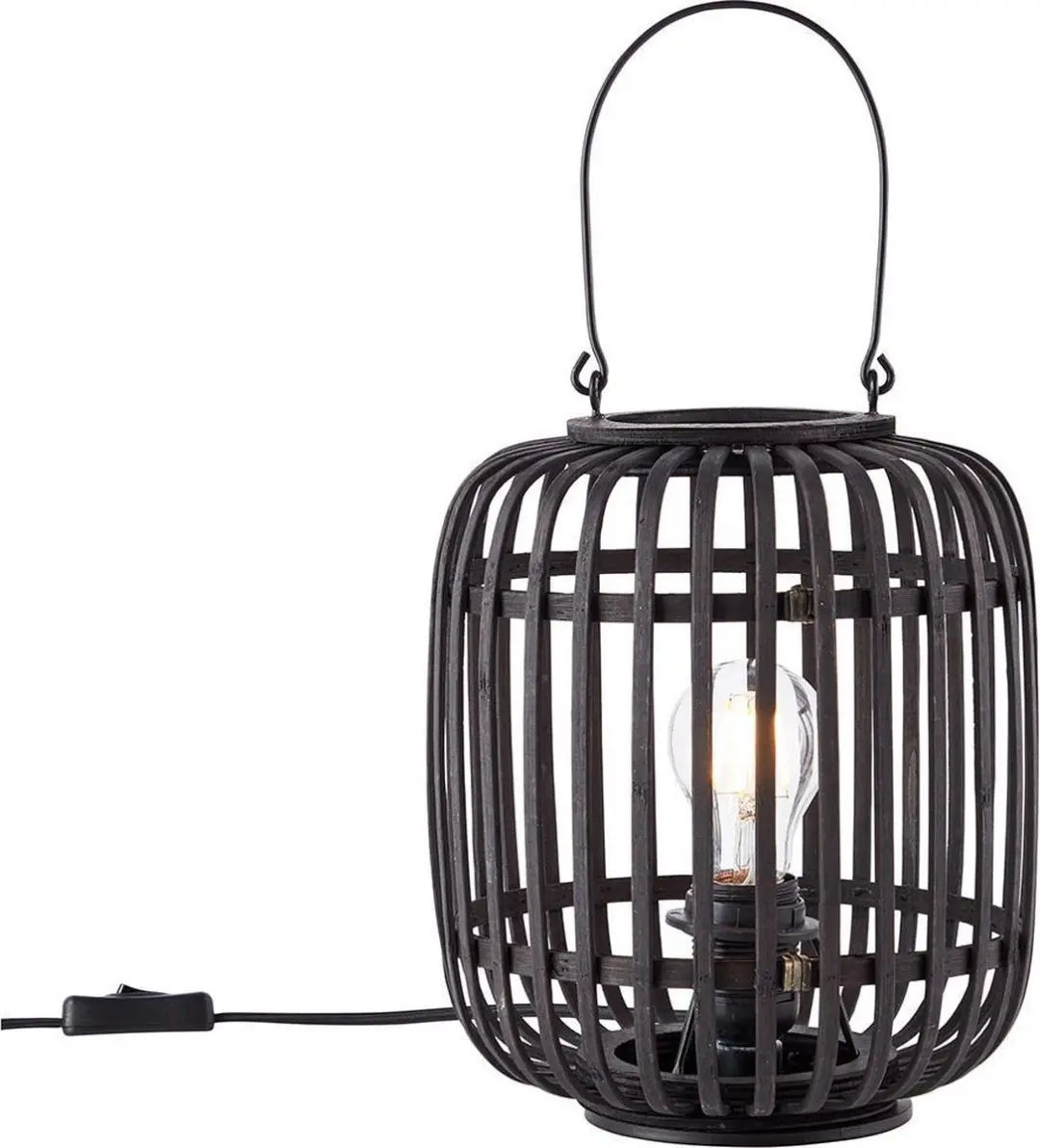 Brilliant Woodrow Tafellamp - Zwart