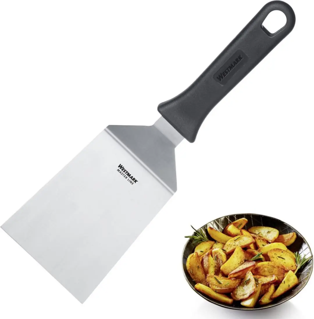 Westmark Master Line Grillspatel 29cm - Lemmet 9x11,5cm - Zwart/Zilver