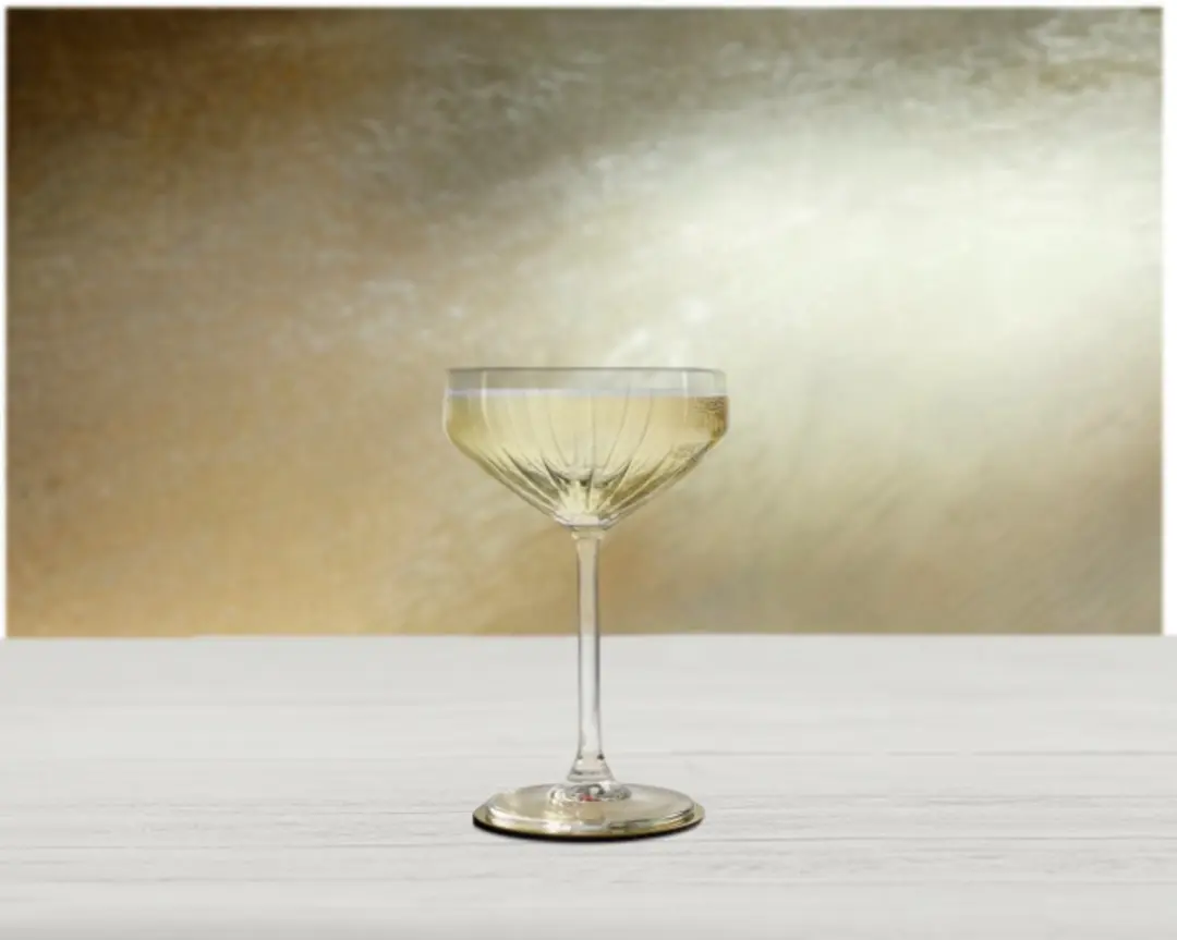 Royal Leerdam Carré Optics Champagneglazen 28,5cl - Set van 6