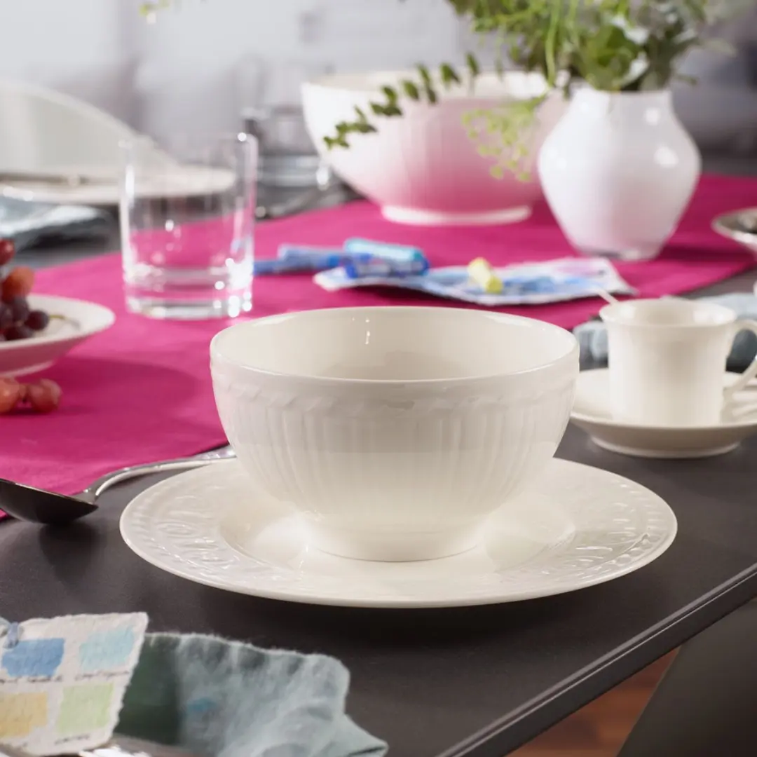 Villeroy & Boch Cellini Bord 14,3cm - 4 Stuks - Wit