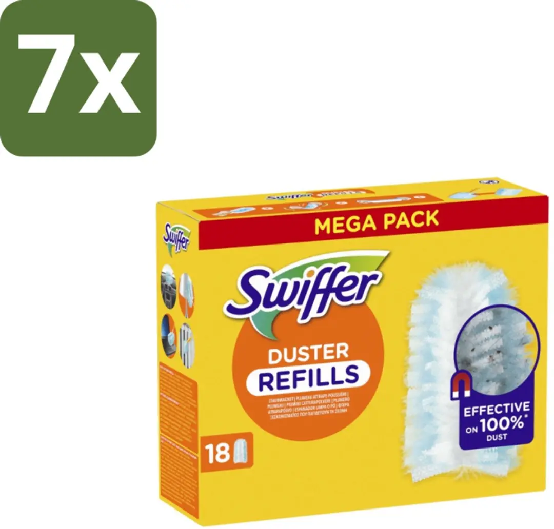 Swiffer Stofwisser Navullingen 7x18 Stuks