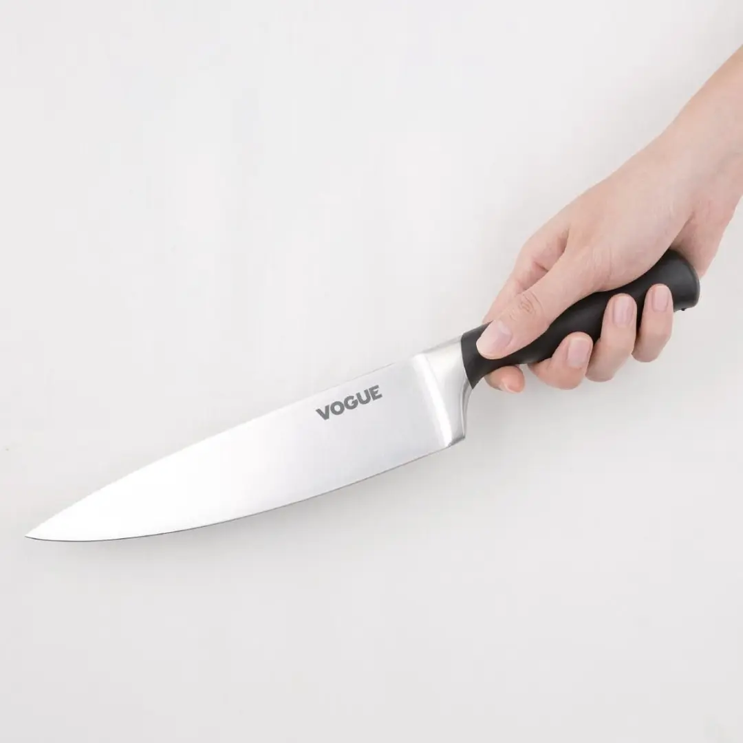 Vogue Soft Grip Koksmes 20.5cm - Zwart