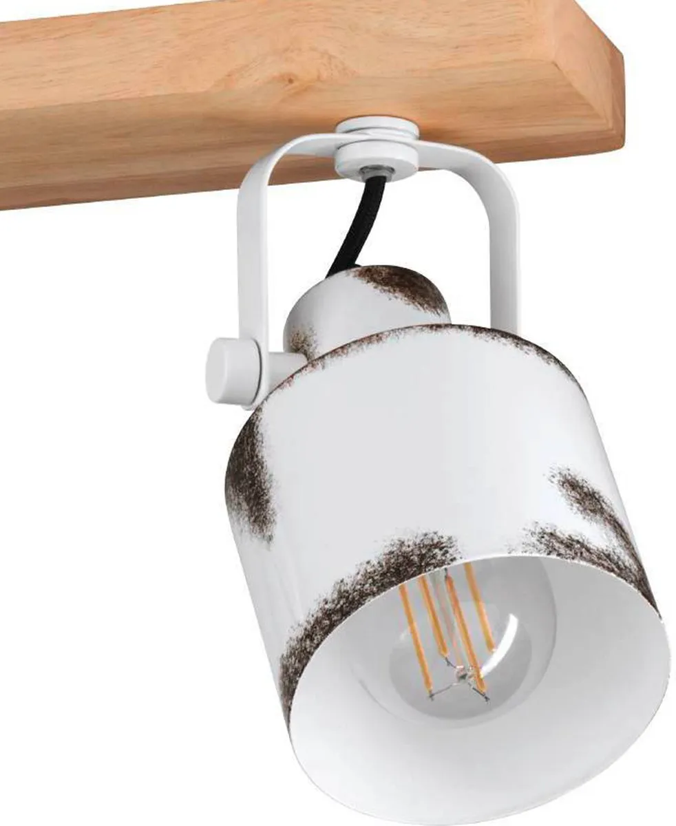 Eglo Kilburn Spot - 3 Lichtpunten 59cm - Bruin/Wit
