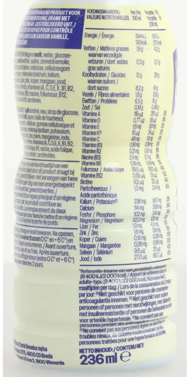 weCare Meal Replacement Drink Classic Vanilla - 4x236ml