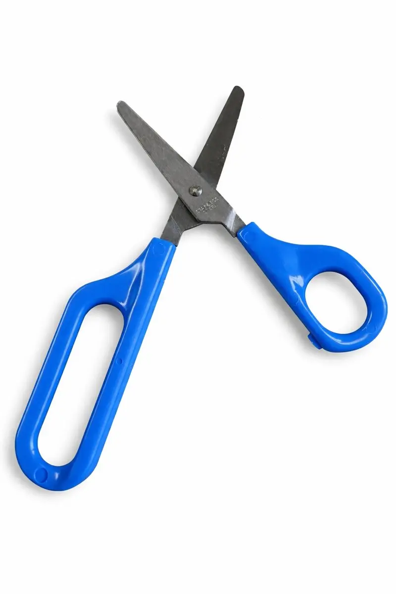 Vitility Easi-Grip Schaar - Rechtshandig Blauw - Stomp