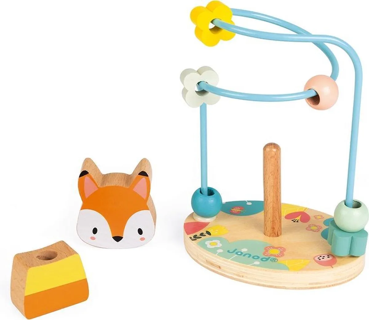 Janod Pure Kralenframe Een Kleine Vos - Concentratiepuzzel 1+