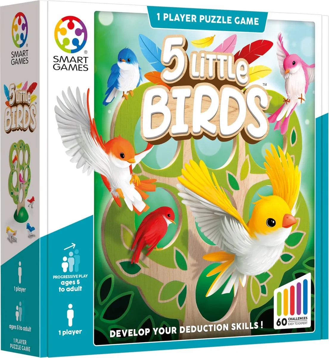 SmartGames 5 Little Birds SG 039 - Logica Puzzelspel