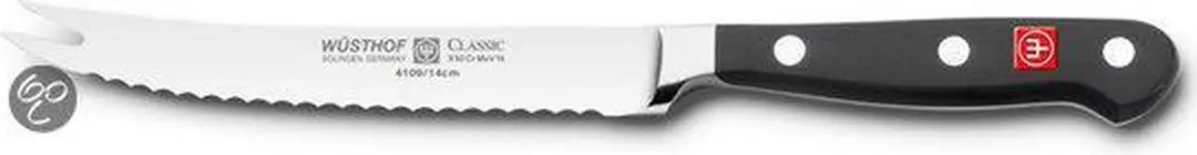 Wusthof Classic Tomatenmes 14cm - Zwart