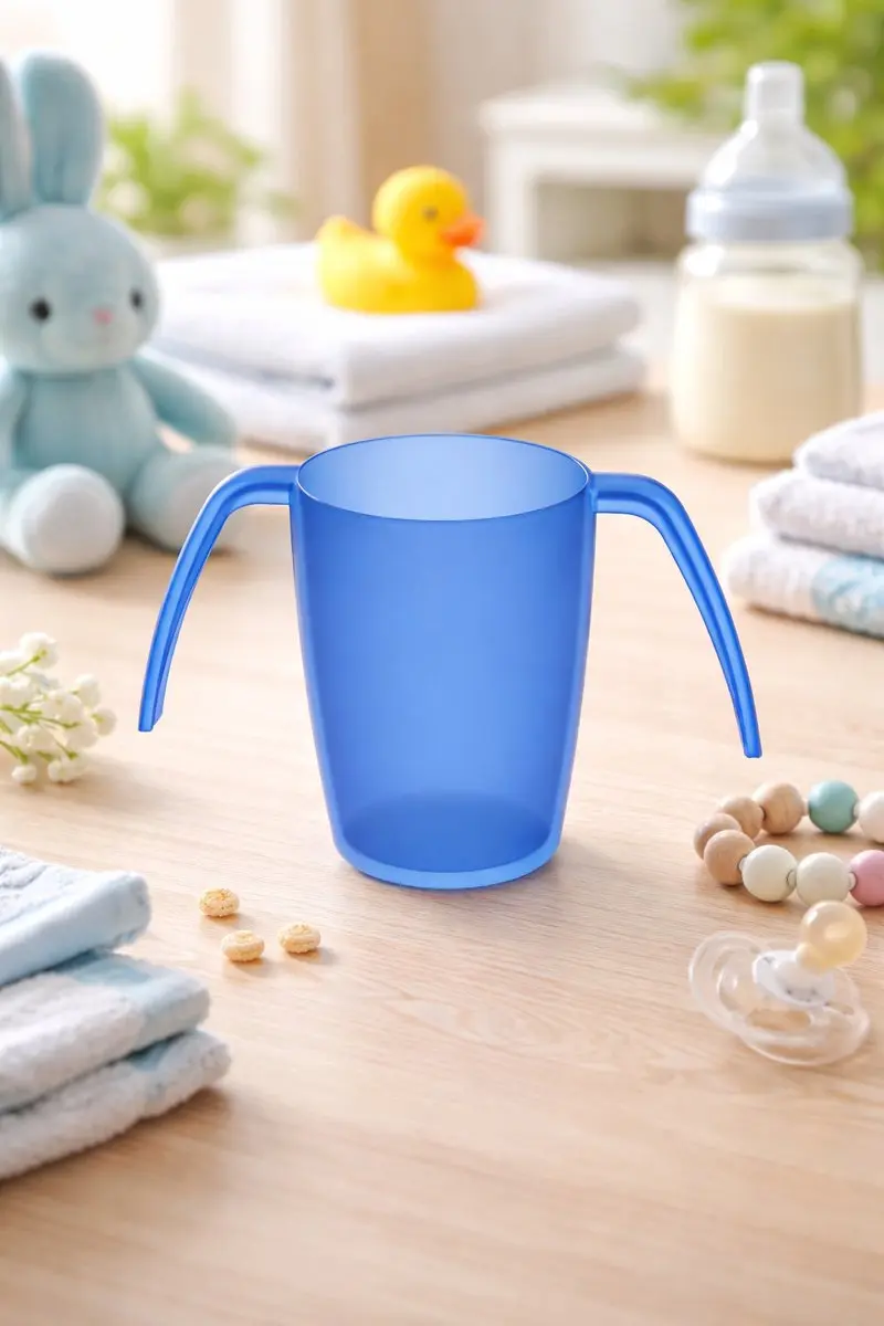 Vitility Beker met 2 Handvatten 250ml - Blauw - afbeelding 6 van 6