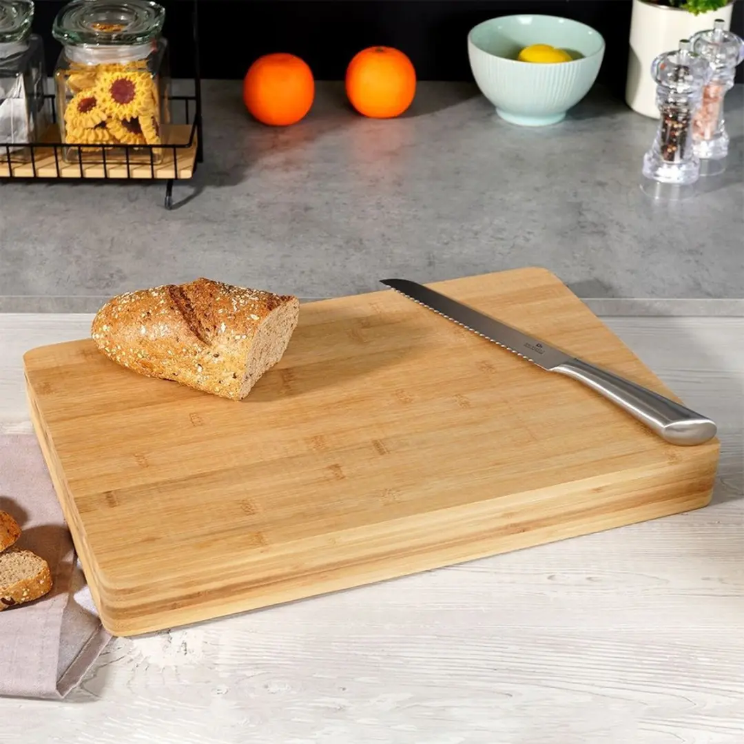 Orion Serie Bamboe Snijplank 46x30cm - Bruin