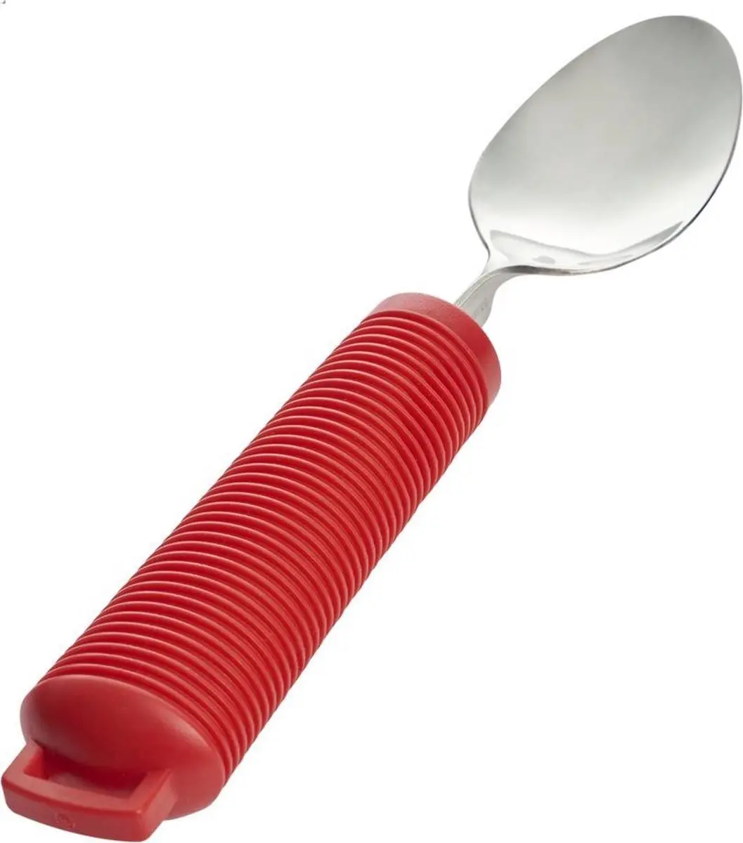 Vitility Ergonomisch Bestekset Rood - 3-delig