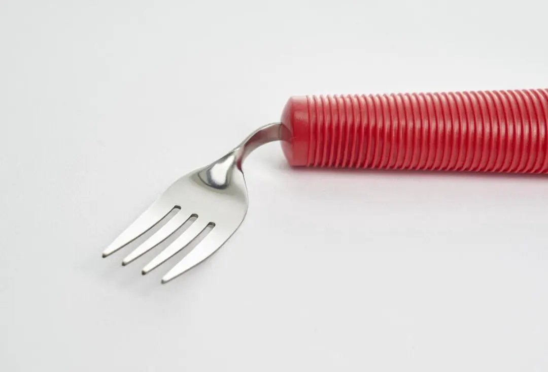 Vitility Ergonomisch Bestekset Rood - 3-delig