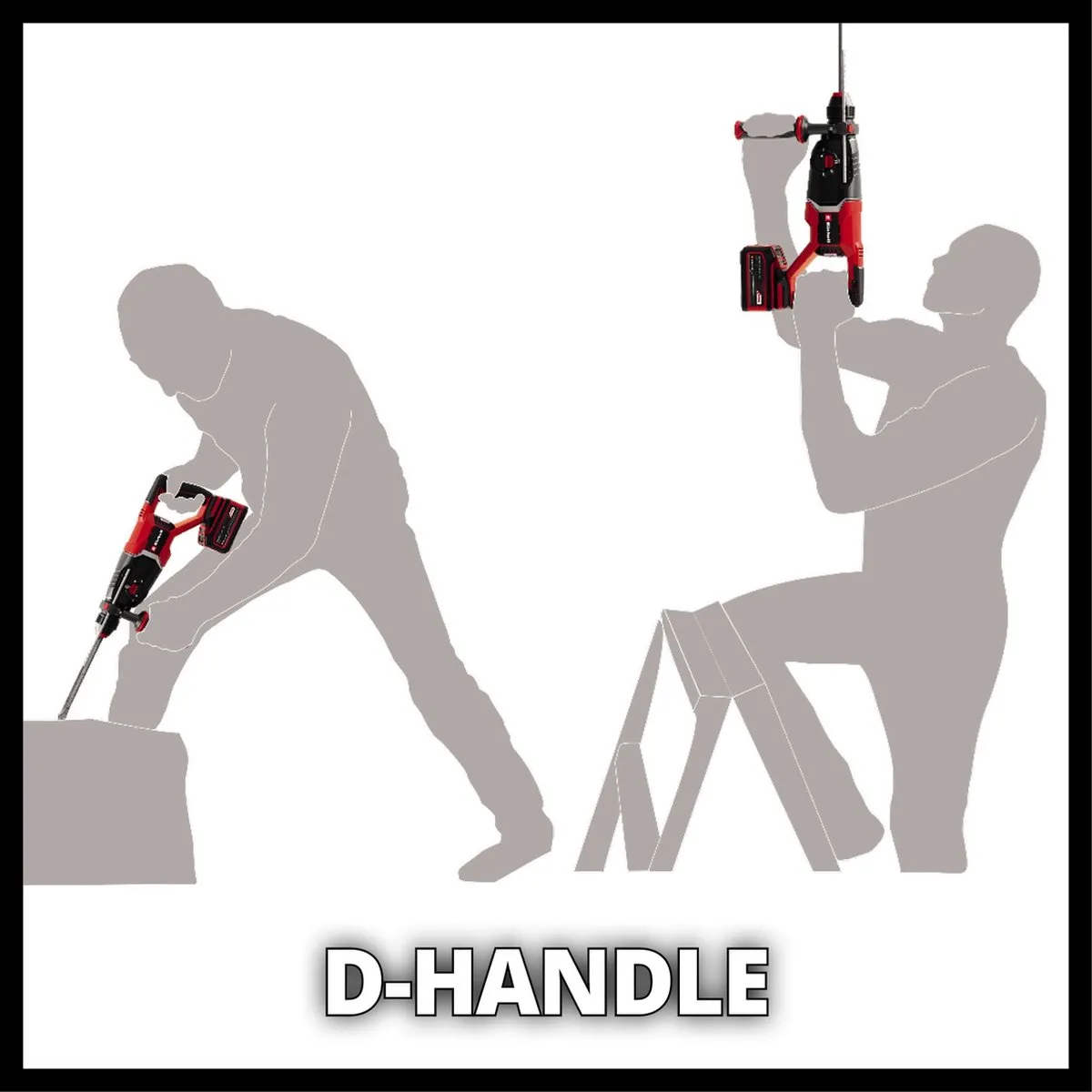 Einhell Accu Boorhamer TP-HD 18/26 D Li BL Solo - 26mm - SDS plus