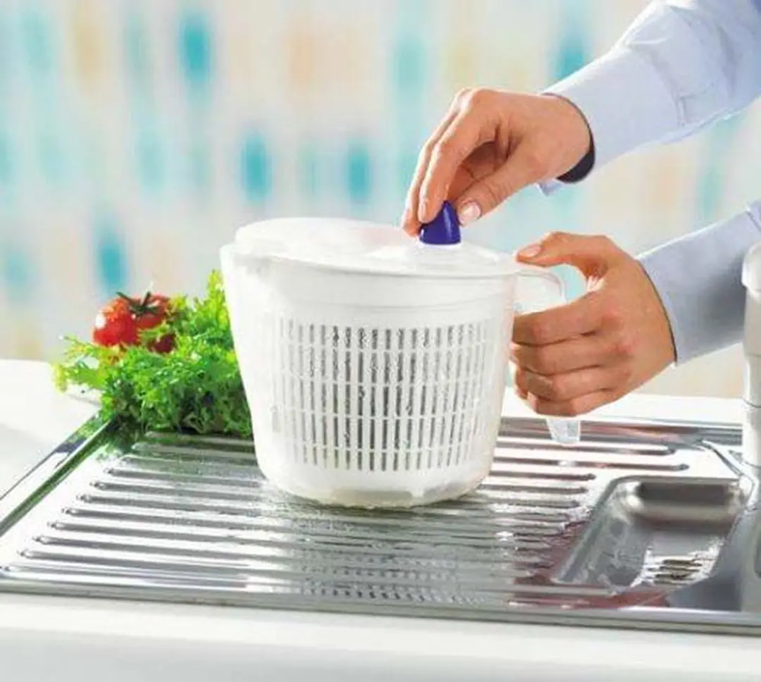 Emsa FIT+FRESH Slacentrifuge 2.0L - Transparant/Wit