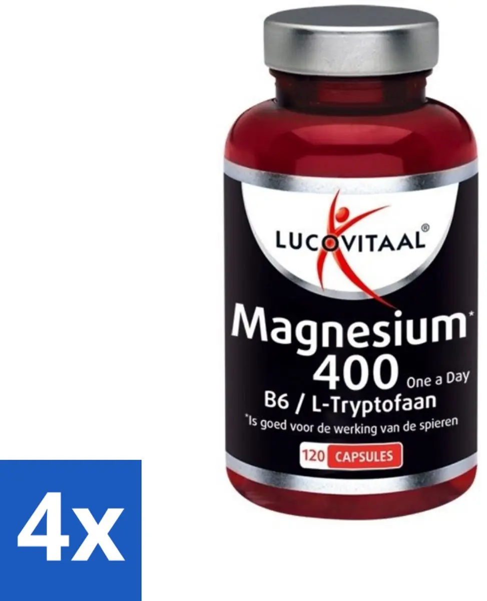 Lucovitaal Magnesium 400 + B6/L-Tryptofaan 120 Tabletten