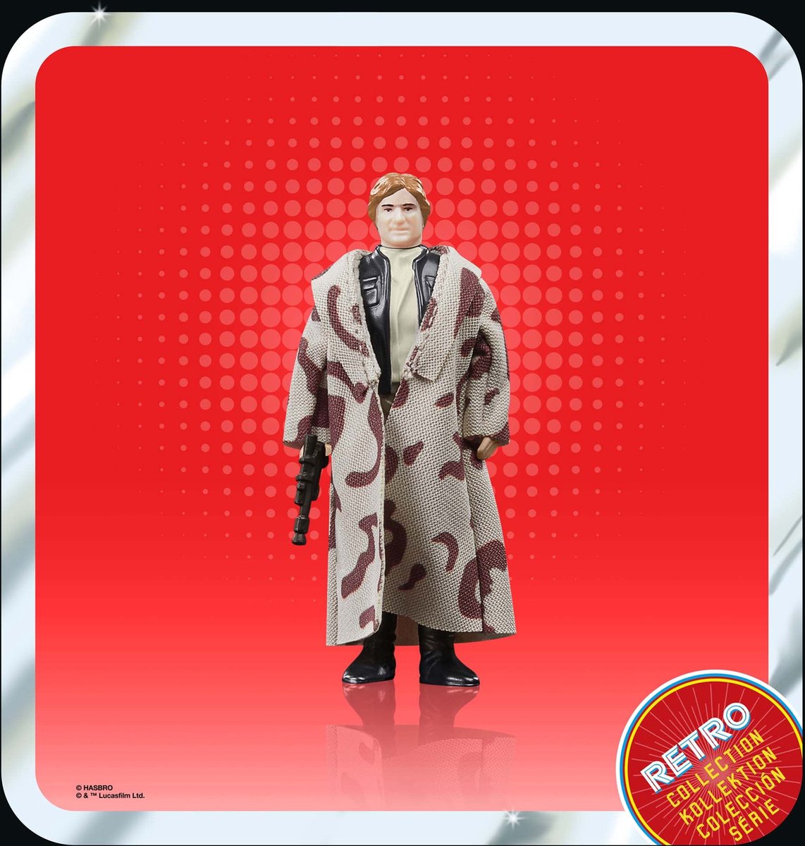 Hasbro Star Wars Actiefiguur Han Solo (Endor) 10 cm Episode VI Retro Collection Multicolours
