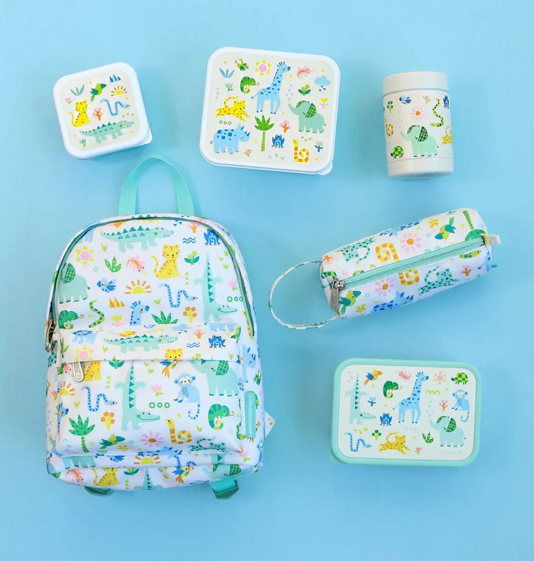 A Little Lovely Company Jungle Brooddoos - 4-delig