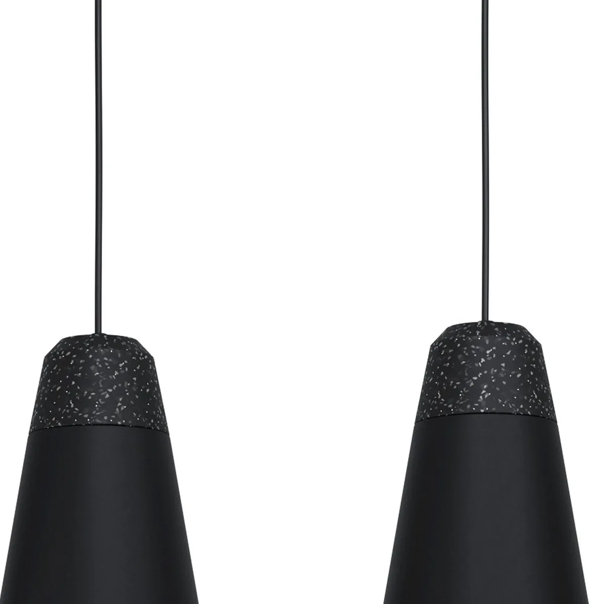 Eglo Canterras Hanglamp 97,5cm - Zwart/Grijs/Wit