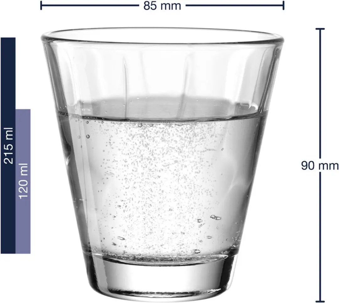 Leonardo Twist Drinkglas 215ml - transparant - 6 Stuks - afbeelding 6 van 6