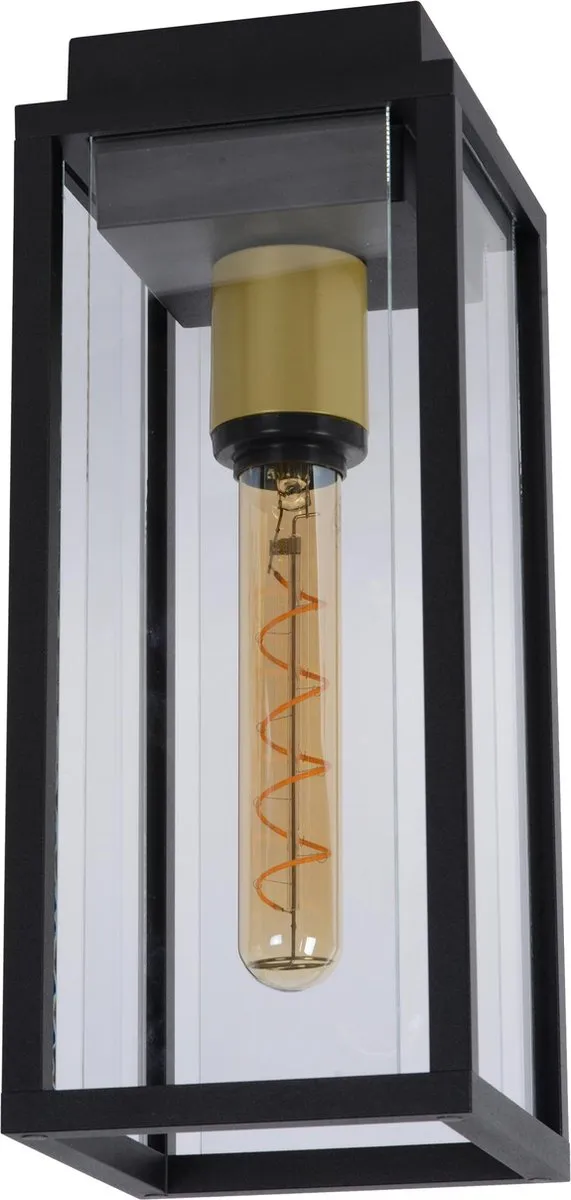 Lucide Laurens Plafondlamp E27 IP54 - Zwart